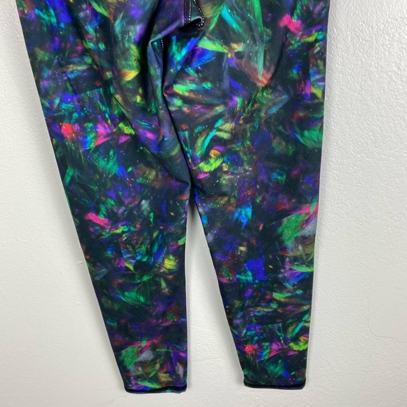 Flexure Body Wear Cosmic Multicolor Athletic Workout High Rise Leggings Small - Picture 11 of 12